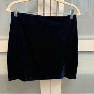Pink Lily Midnight Black Pencil Skirt